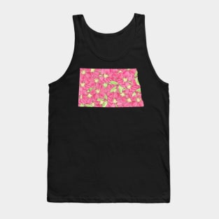 North Dakota in Flowers Tank Top